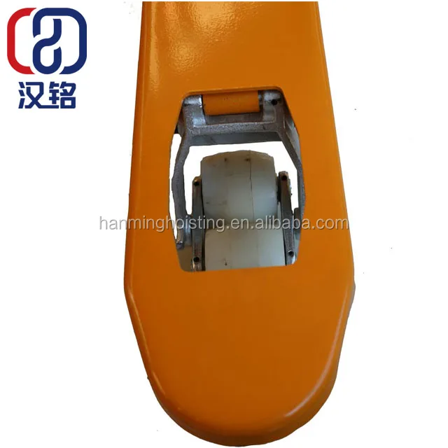 2000kg 2500kg 3000kg nylon PU Rubber wheels hand pallet jack manual hydraulic pallet truck
