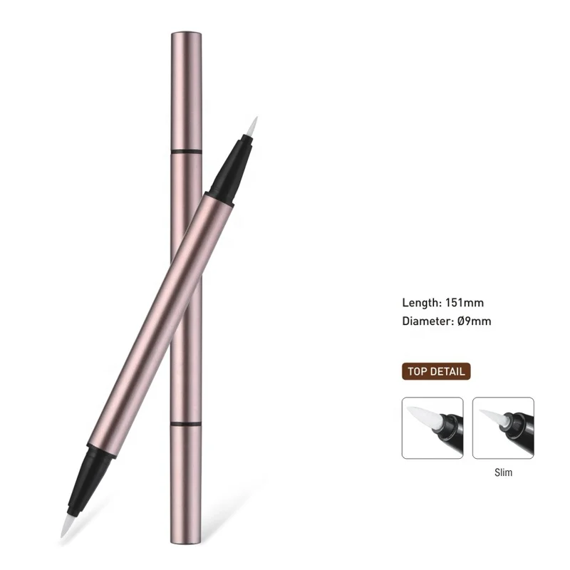 New product wholesales 2 in 1 automatic permanent eyeliner packaging empty tube container