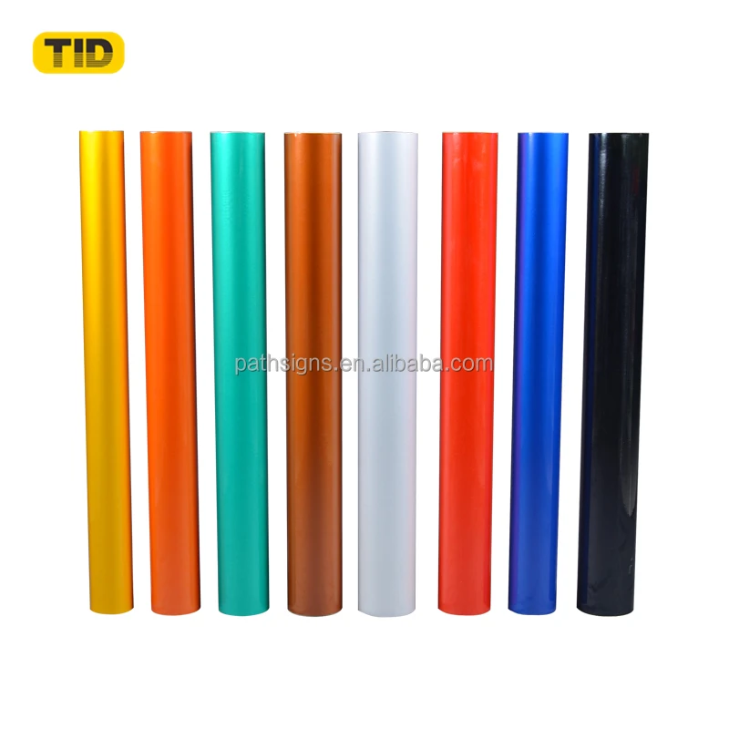 Vinyl Manufacturers Reflective Material PVC Self Adhesive Vinyl Sticker Rolls Radium Roll for Bus Stop Sign