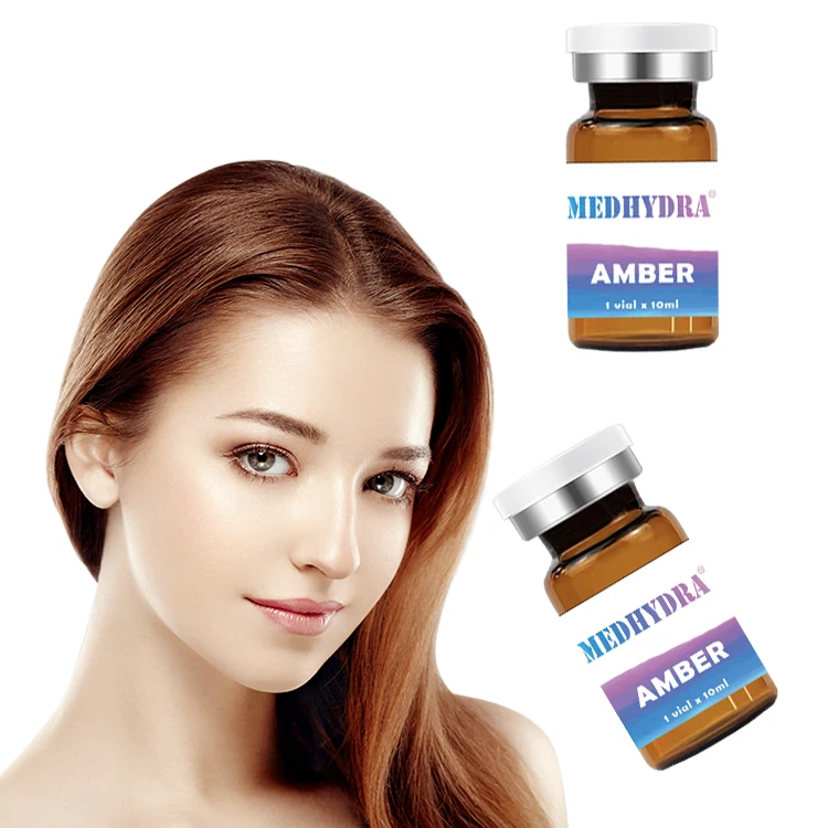 Heremefill OEM ODM Private Brand Amber  Facial Skin Care Brightening Whitening Fading Sun Spot Vitamin C Essence