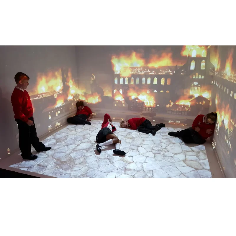 High Definition Multimedia Interactive Technology Immersive Interactive Wall Room 3D Holographic Interactive Projection