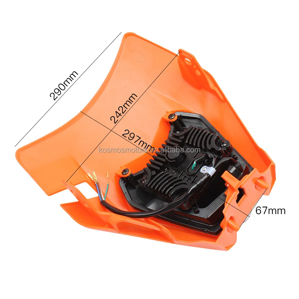 Universal 12V Motocross head lamp dirt bike 5 LED head light 5A motorbike headlight motorcycle head light for KTM 2017-2024