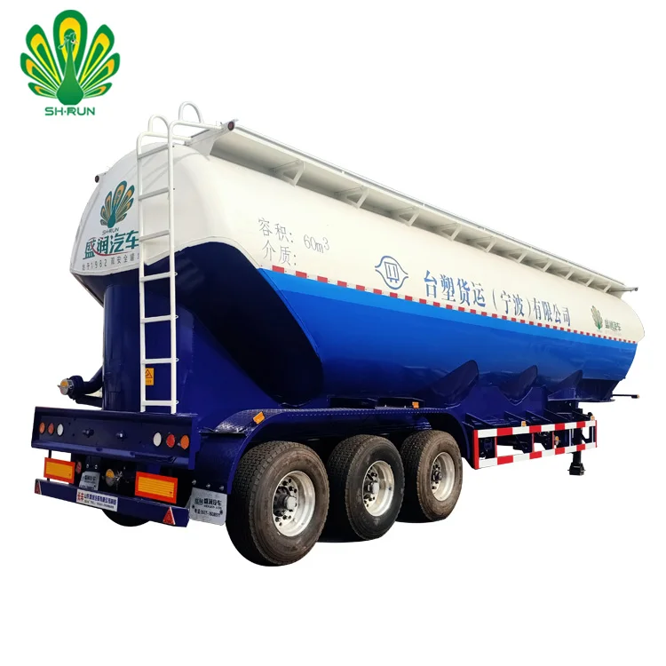 High quality flour transport tanker trailer manufacturers direct sales