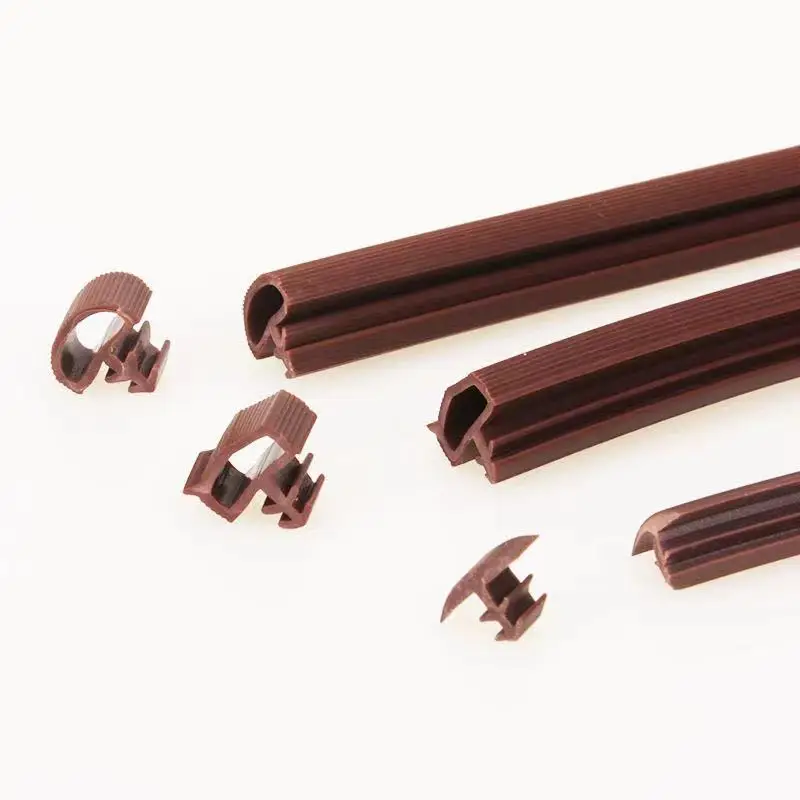 silicone extrusion PVC Interior Wooden Door Frame rubber sealing gasket Burglar- sound water proof  window TPE weather stripping