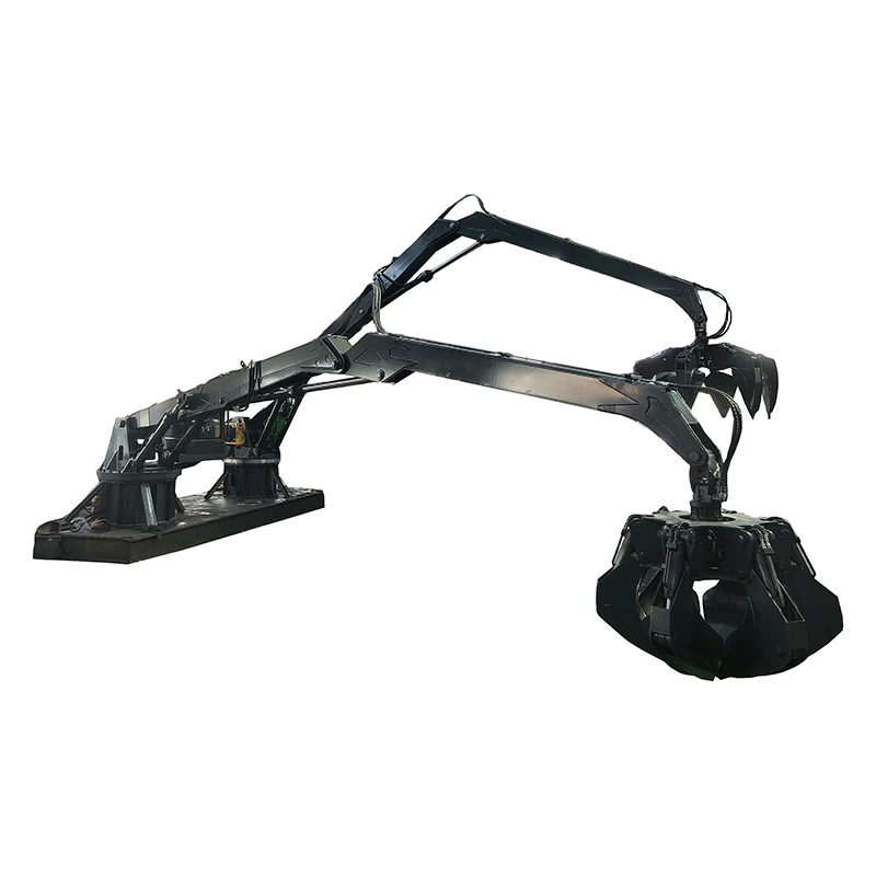 heavy loader hydraulic steel iron scrap grabber for excavator