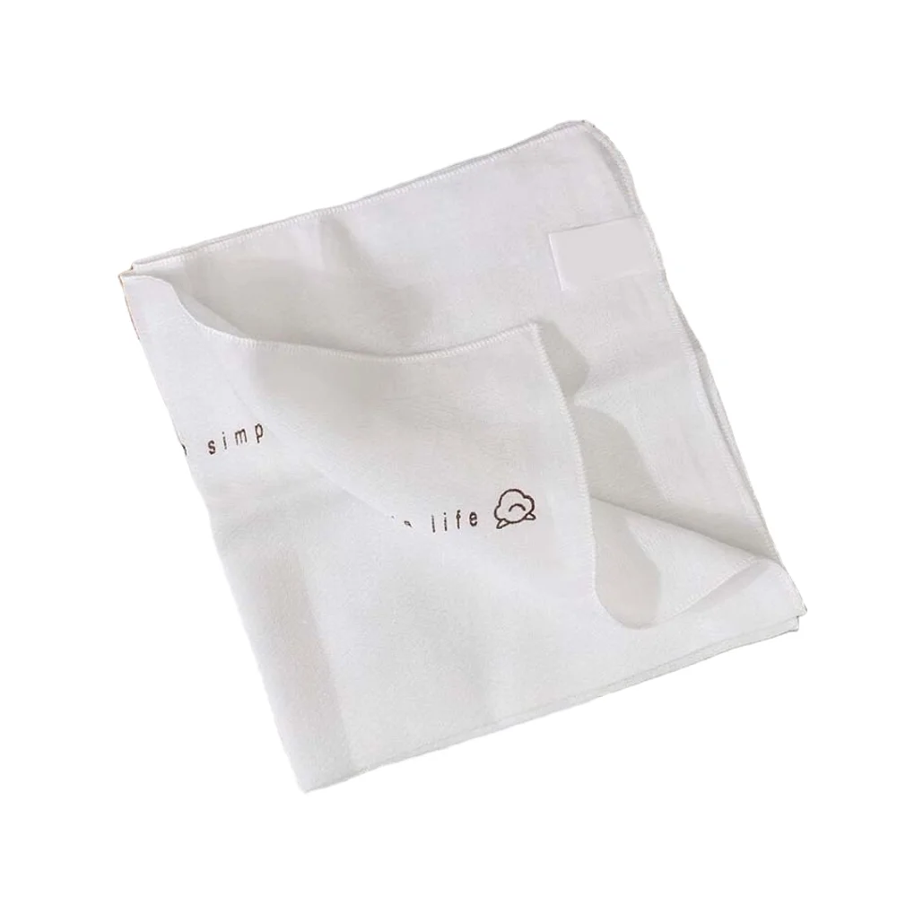 New Jacquard Cotton Handkerchief Class a Anti-Perspiration Saliva Towel Gots Certified Baby Towels Handmade Square Scarf