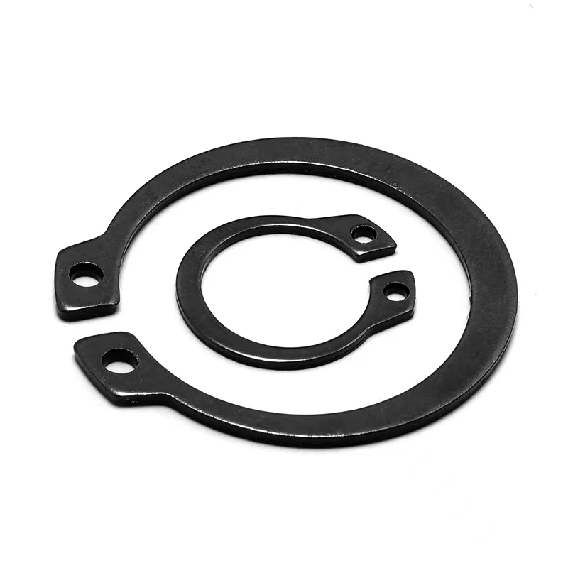 Spring steel black oxide DIN471 series external retaining rings for shafts