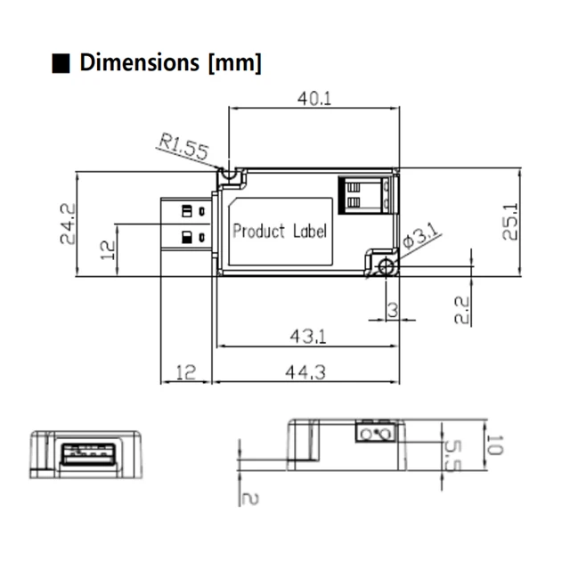 USB to UART DMX Converter for Smart Lighting Control Network