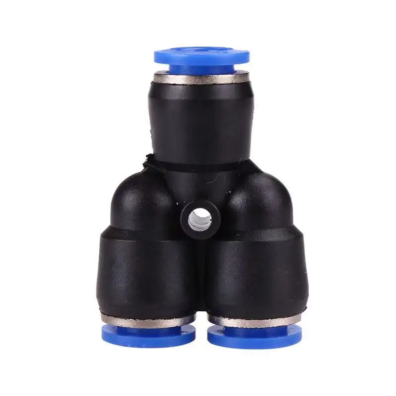 Трахея Пневматический пластиковых быстрый разъем PY-4 6 PY-8, 10, 12, 14, 16, быстрый трехкомпонентный каталитический переменного диаметра