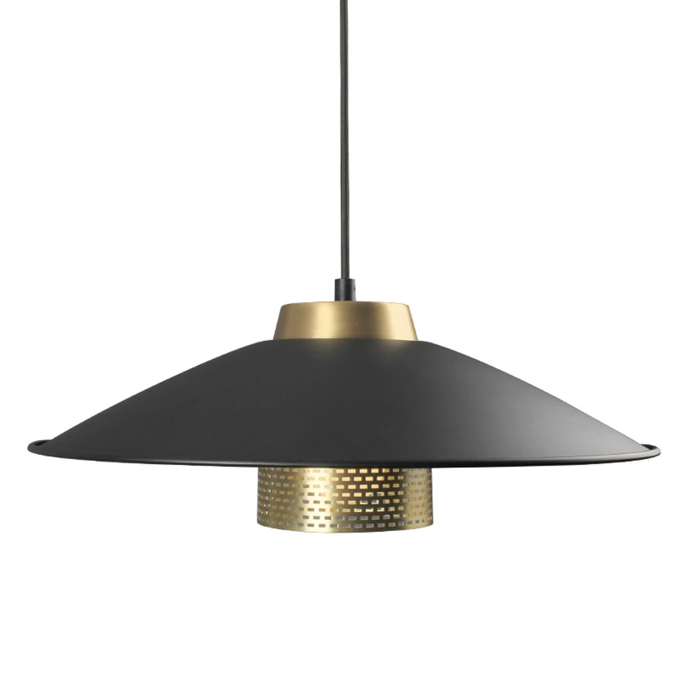 Aisilan high end rustic industrial simplistic Design hanging Metal golden dome lamp E27 LED Pendant Light