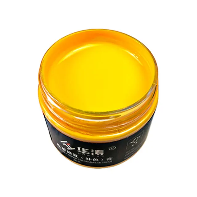 50ml yellow Leather Paste For Leather Purse And Car Seat Repair & Refurbished To Change Color