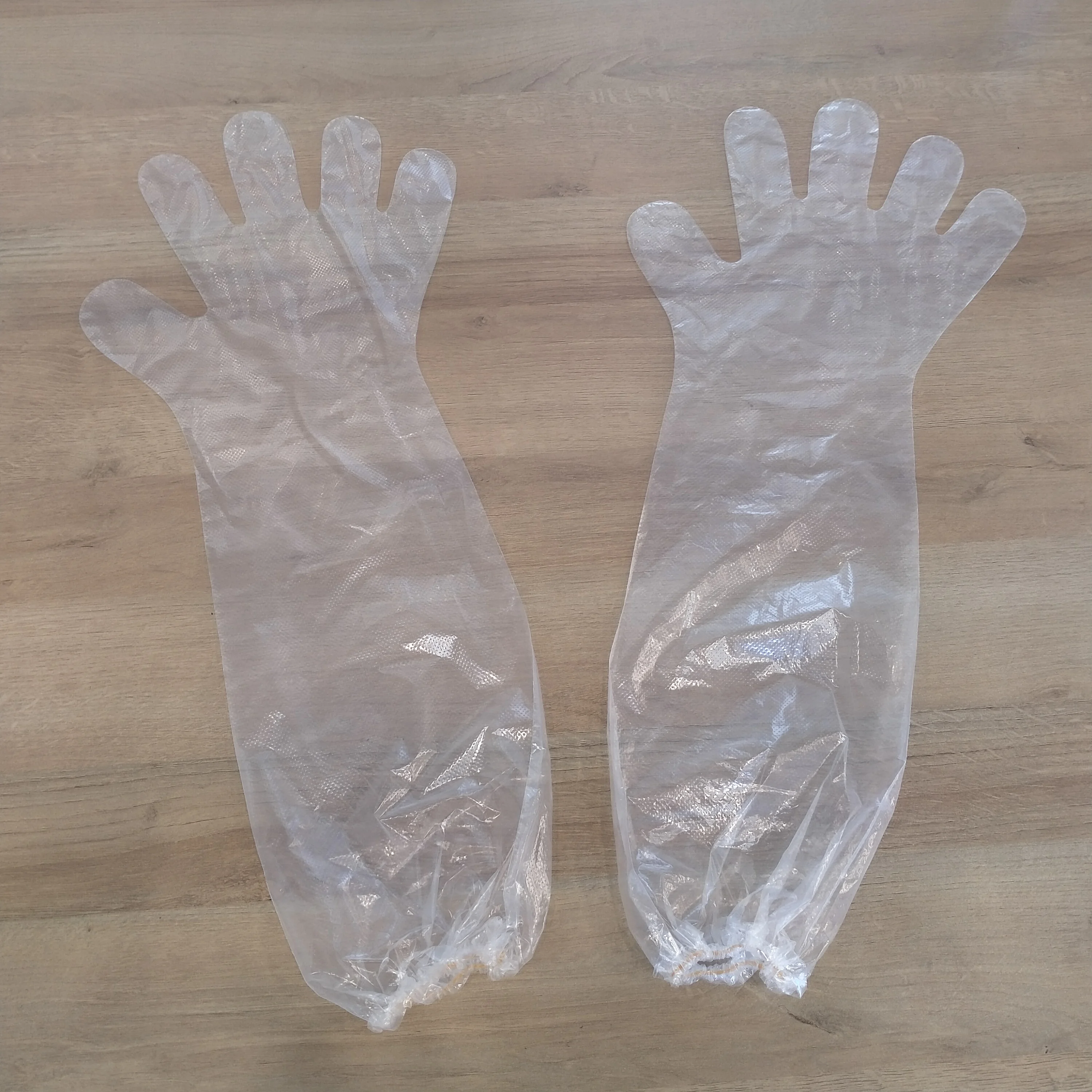 Long Glove Field Dressing Gutting Deer Gloves Disposable Long Shoulder Gloves Transparent