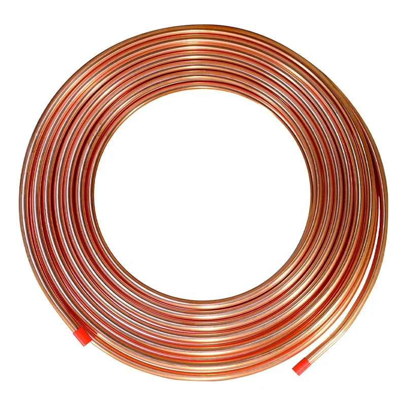 High Quality Red Copper Tube Pancake Coil Copper content 99% Copper Tube For Aircon