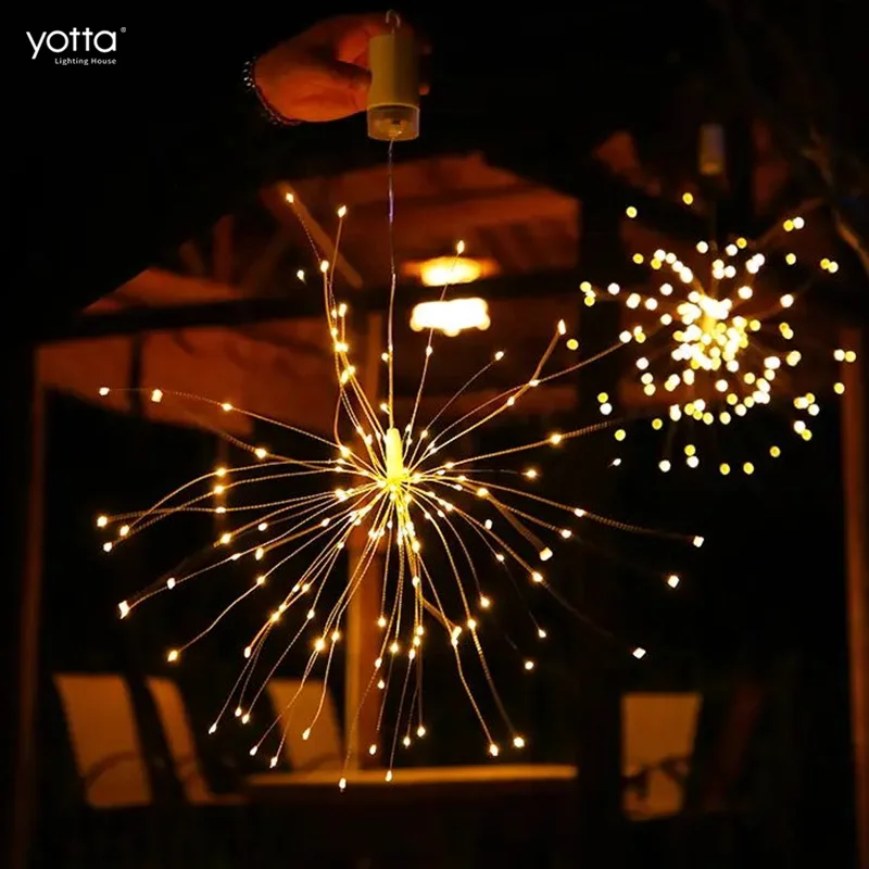 Fireworks LED Strip Lights Bedroom Firework Lights with Remote Control Firework LED Light for Christmas Party