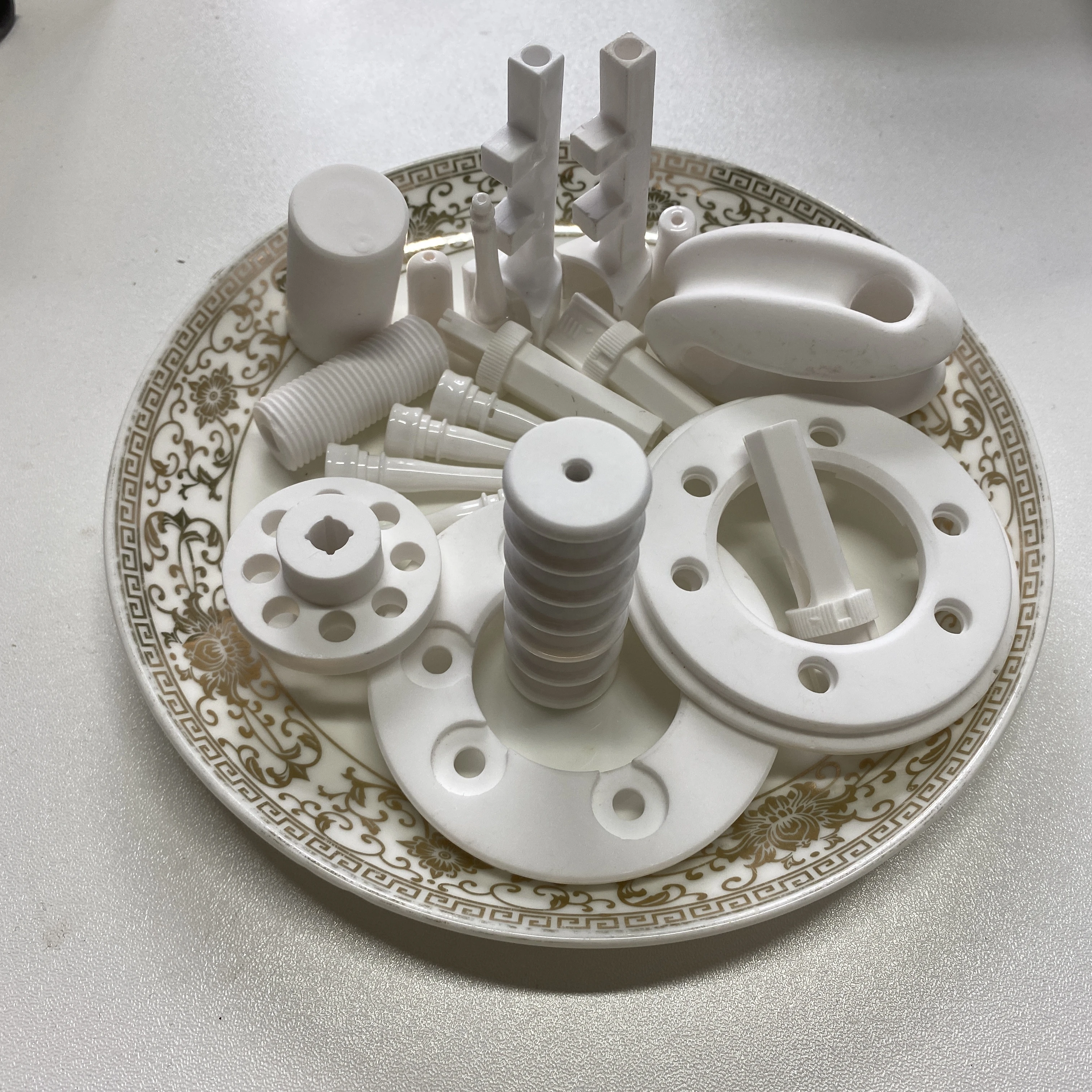 Factory produced electric ceramic insulators custom alumina ceramic insulators