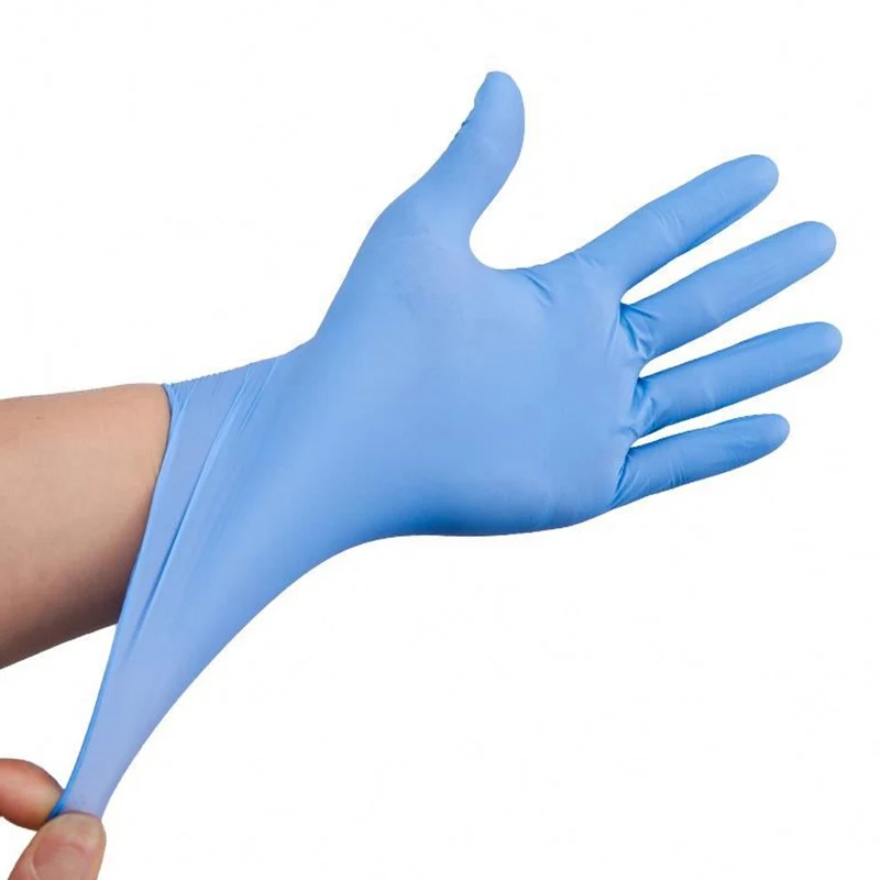 High quality biodegradable disposable nitrile gloves kitchen food protection cleaning oil fuel household gloves