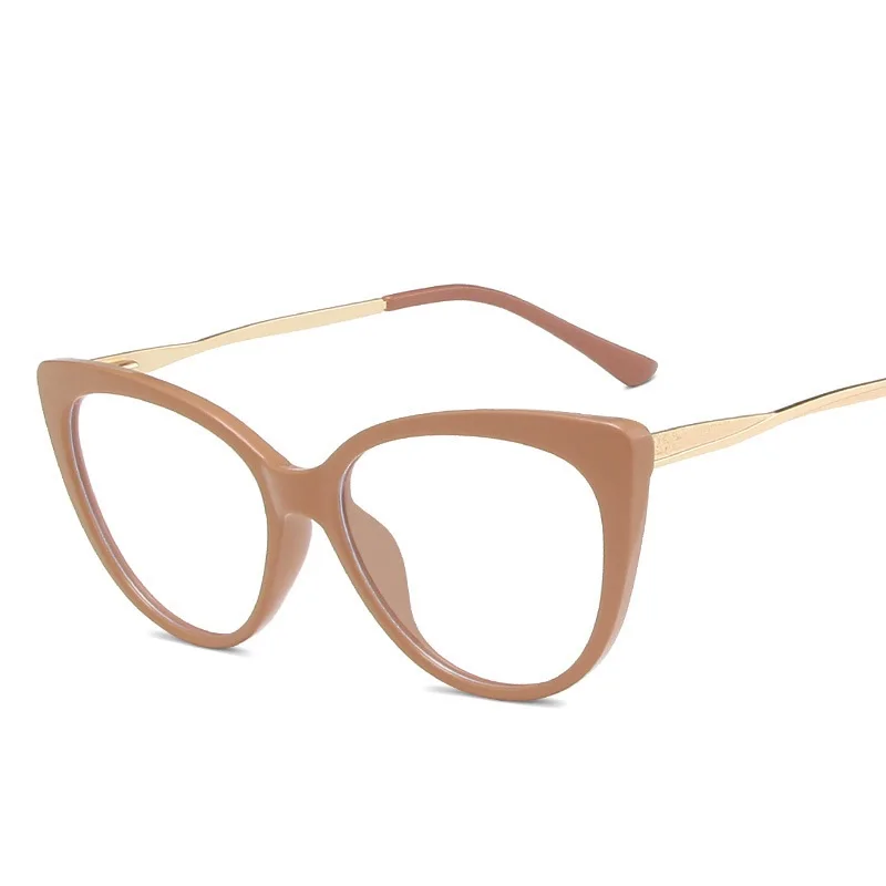 5018 new European and American flat glasses TR90 anti-blue light glasses frame retro spring leg optical eyewear