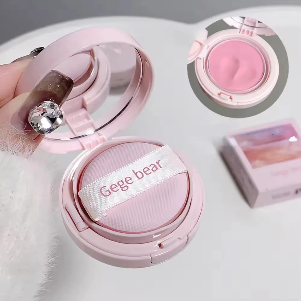 Air Cushion Cloud Blushes Face Makeup Private Label 8 Colors High Pigment Easy Smudging Natural Matte Portable Cushion Blushes
