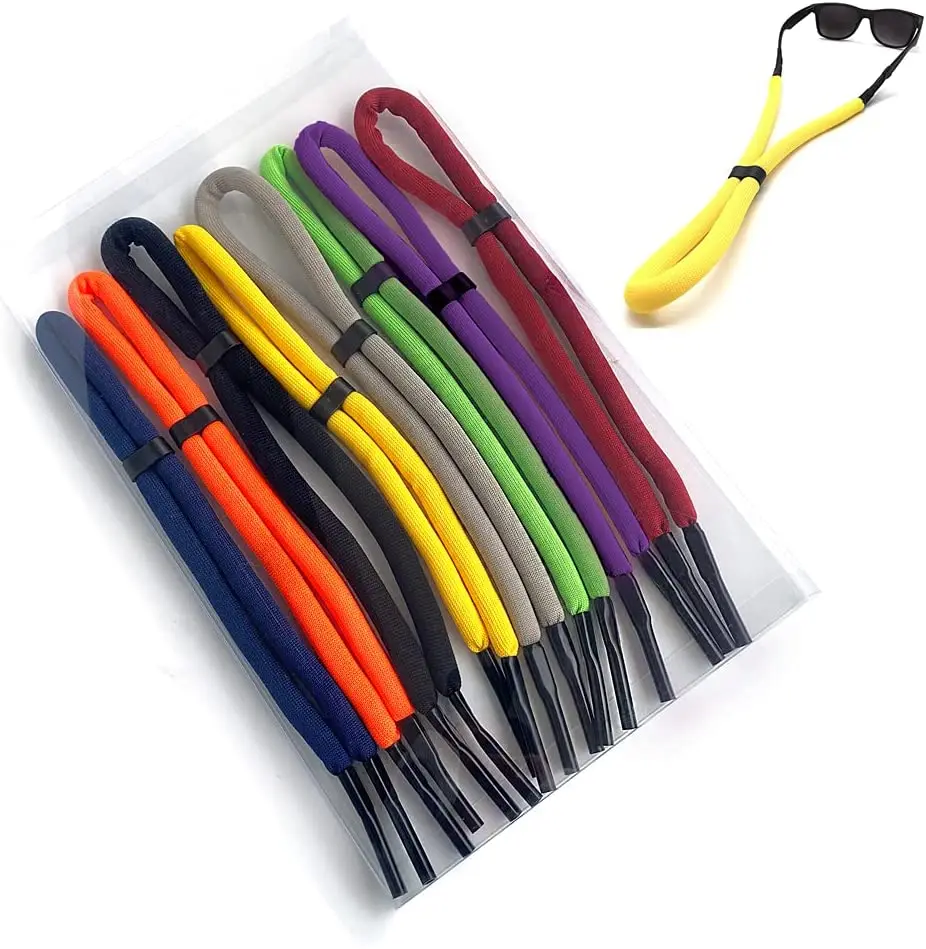 Floating Sunglass Strap ,Glasses Float Adjustable Eyewear Retainer Safety outdoor Eyeglass Rope for Aquatic Sports swimming