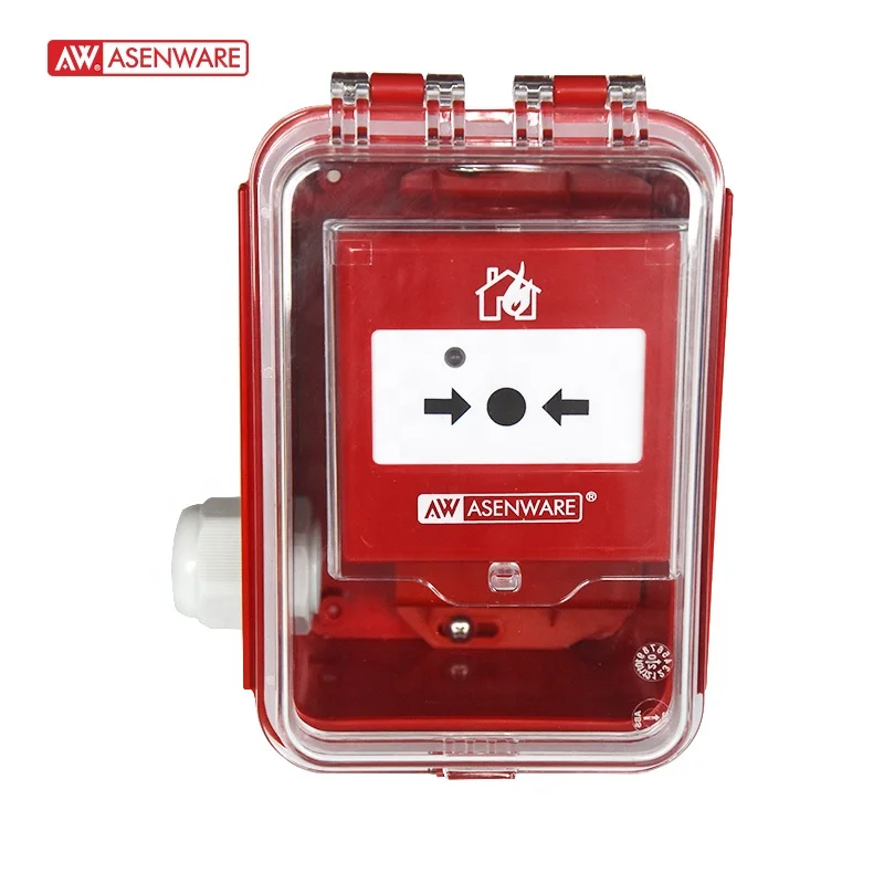 Fire alarm waterproof box for manual call point