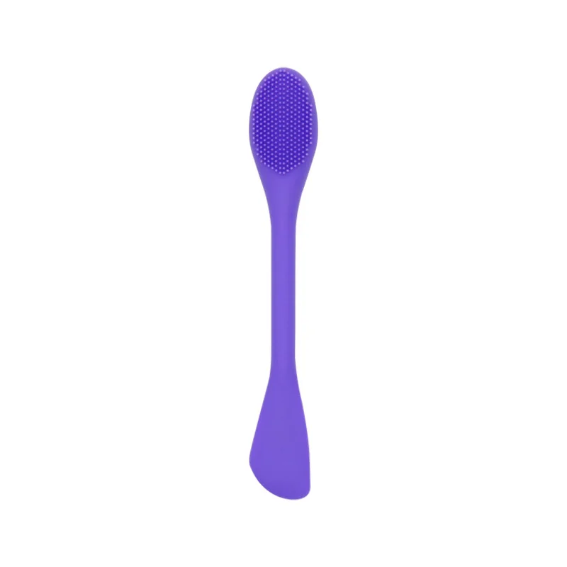 Double head silicone mask brush Mud film brush smear face tool clean scraper One body spa beauty salon special