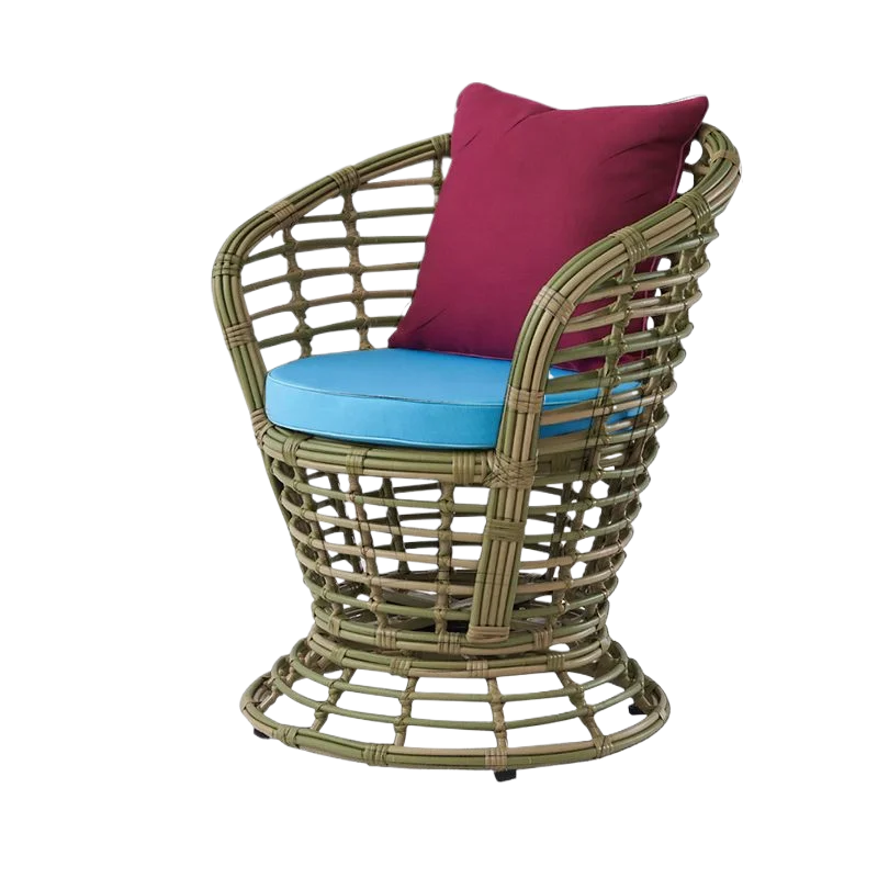 New Arrival Outdoor PE Rattan Garden Chairs Table Set Patio Leisure Table and Chair 3pieces Set