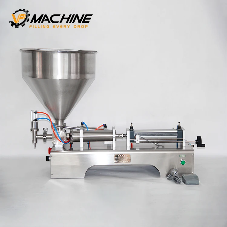 Guangzhou Factory bbq sauce bottle/chili sauce filling machine with single nozzle filling machine