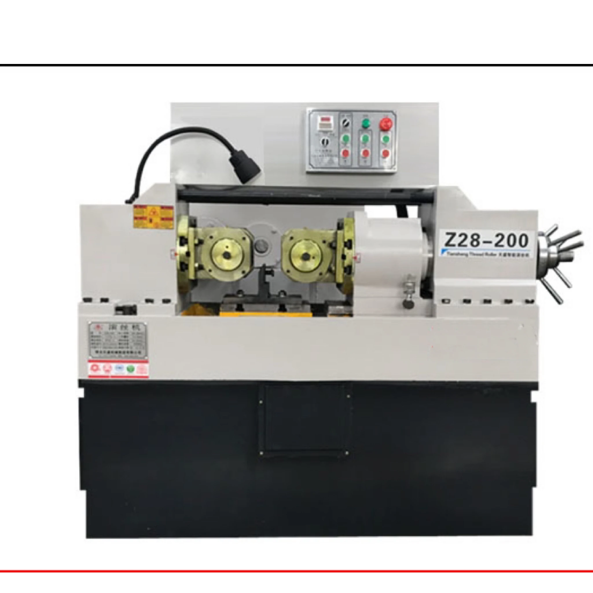 Z28-200 2-Axis High Speed Screw Thread Rolling Machine New Condition Bolt Making Machine with Gear Motor Gearbox Core Components