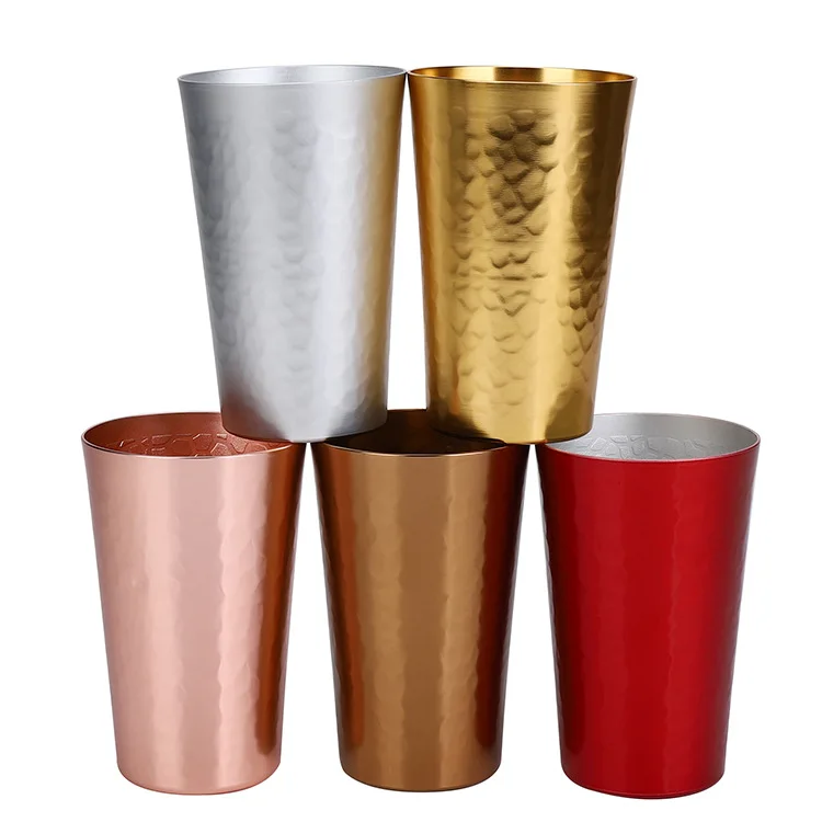 2025 Hot Selling Aluminum Beer Coke Cup Single Layer Food Grade Oxidation Customizable LOGO