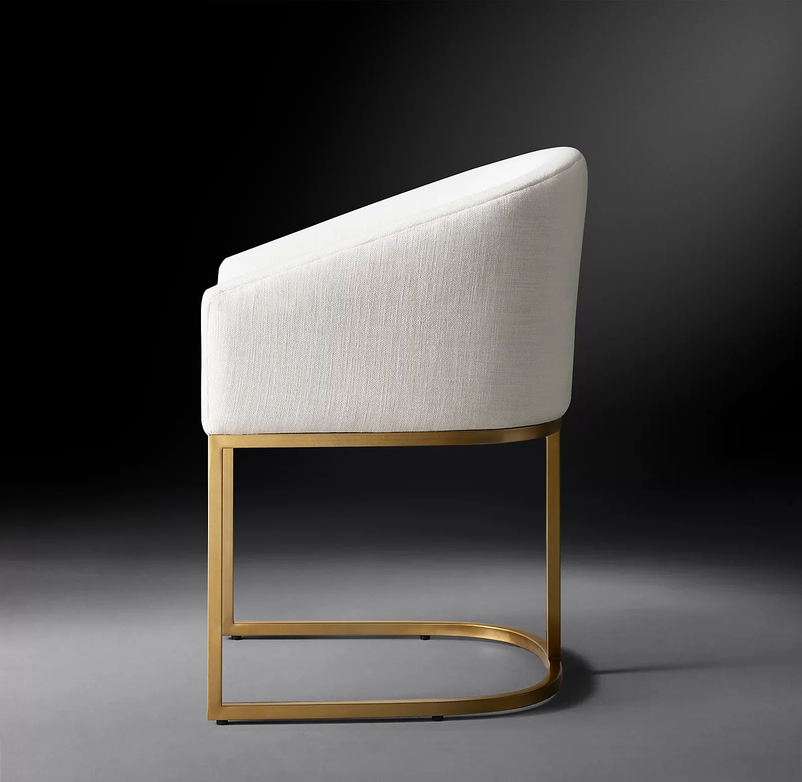 Sassanid Hot Sale Dinning Chair Dining Chairs American Dining Chair European Contemporary Minimal Style Brass Leg Armchair