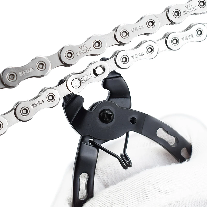 VG Sports Ultralight 12 Speed Bicycle Chain Bike Chain 126 Links Silver Mountain MTB Road Bike Chains