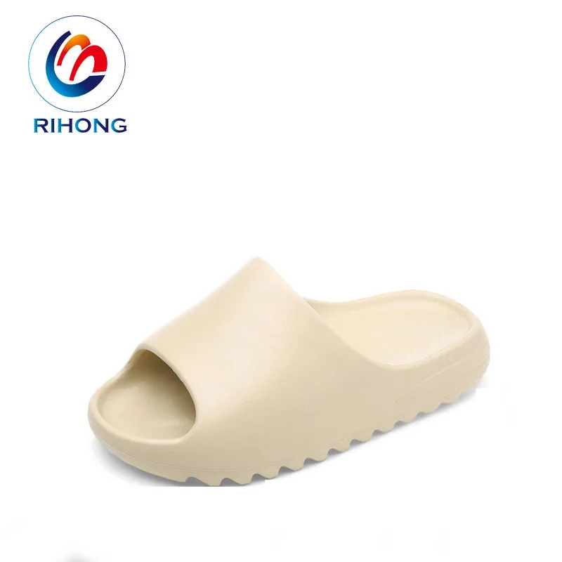 promotion high quality eco light eva summer plain brand logo slipper children kids yezzy sandals