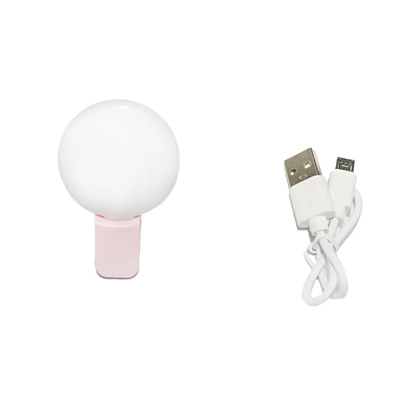 Mini Portable Rechargeable LED Mobile Phone Selfie Ring Light for Photography Studio Video