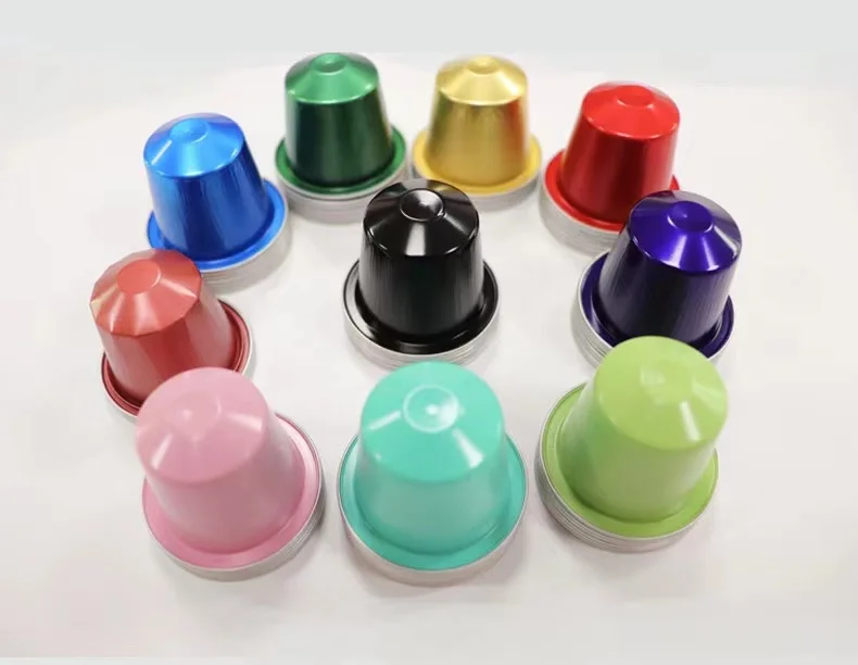 15ml Aluminum Espresso Coffee Capsule Pods With Sealing Lid