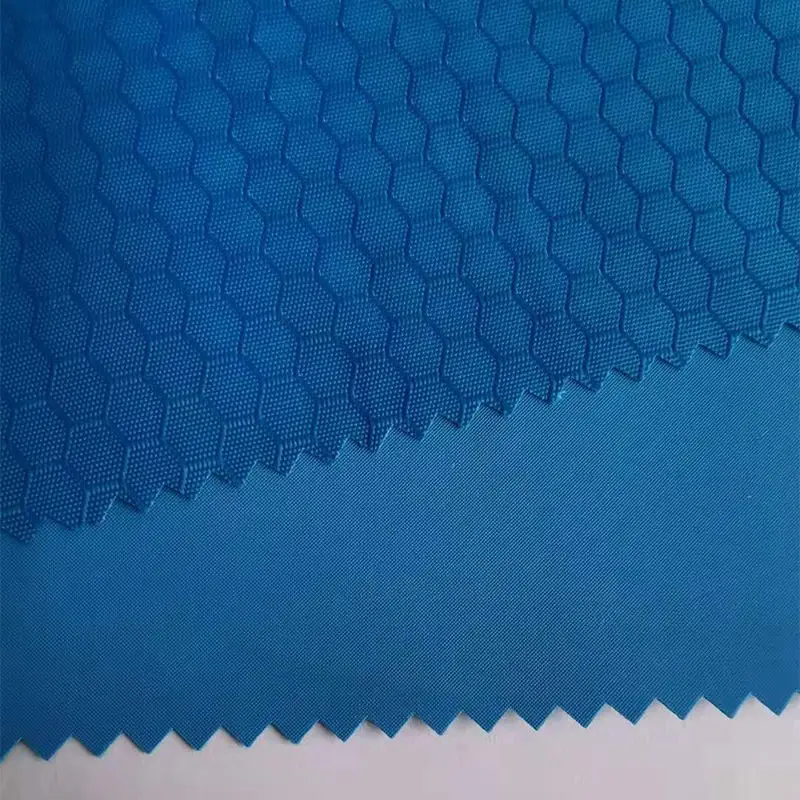 210d Honeycomb Ripstop Poly Polyester Oxford Fabric For Raincoat Lining Fabric