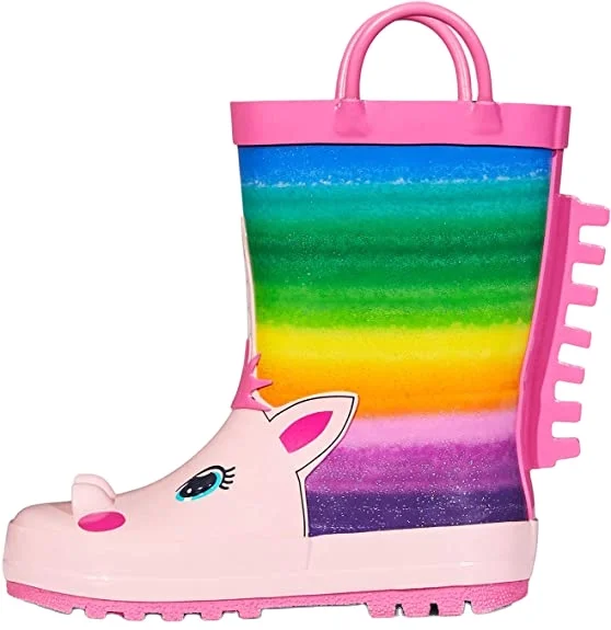 2022 модная камуфляжная детская обувь для дождя, Нескользящие непромокаемые ботинки для девочек с 3D рисунком