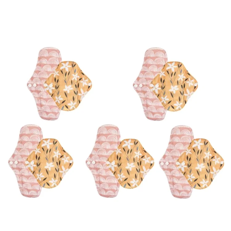 Moramona 10 pcs set Over Night Use Sanitary Napkins Naturally Ladies sanitary Pads Physiological Periods Towel Supplier