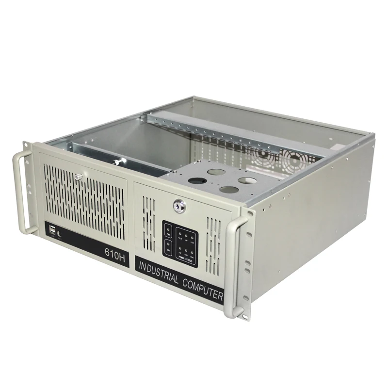 4u Rack Mounted ATX Server Chassis With Lock For Data Protection Industrial Srver Case