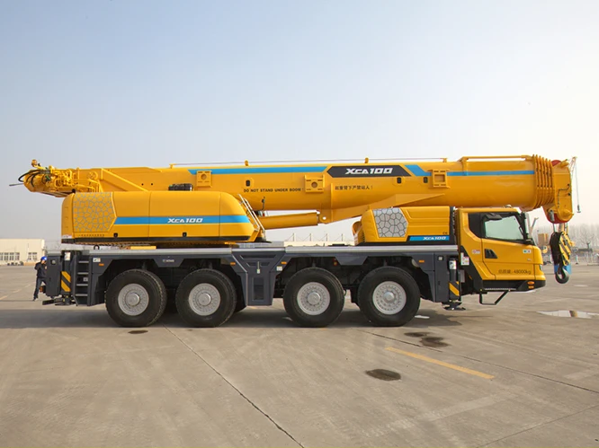 Different Types Of All Terrain Crane Hooks XCR30 Lifting Machinery 30 Ton Full Hydraulic mini truck crane