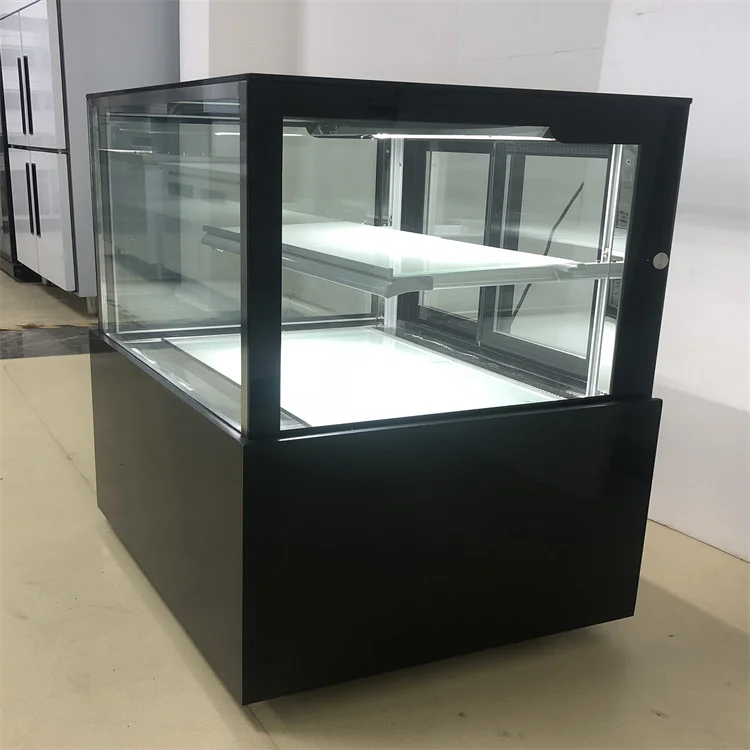 ISO Certificate Cake Display Warmer OEM Bakery Refrigeration  countertop fridge Showcase