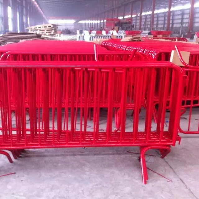 Factory  directly hot dip galvanized metal barriers metal temporary fence