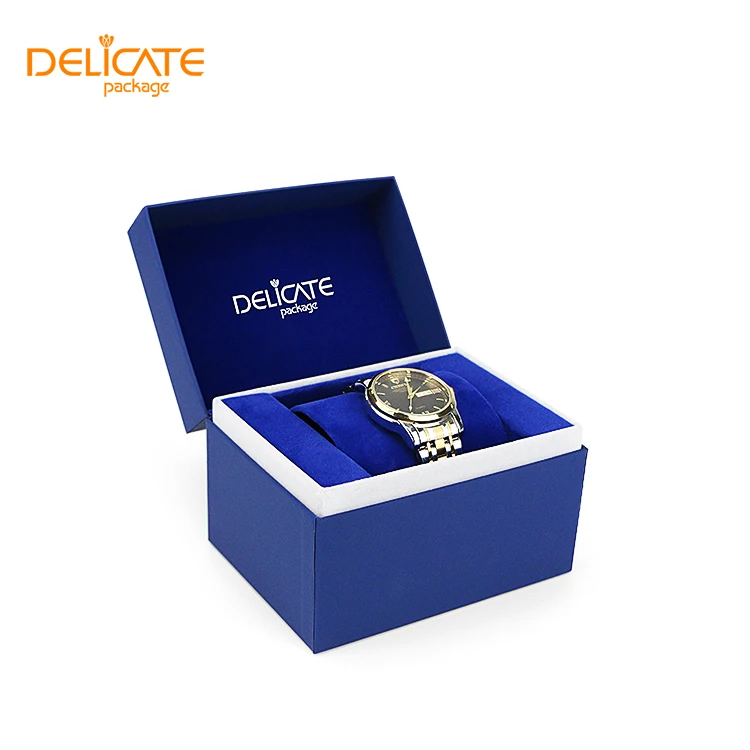 Delicate Hot Selling Luxury Storage Wooden Gift Cases Custom Leather Winder Watch Packaging Box