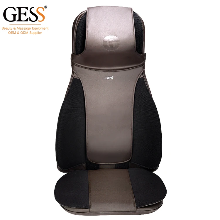 Electric Portable Heating Vibrating Back Massager Chair In Cushion Car Home Office Lumbar Neck Mattress Pain Relief