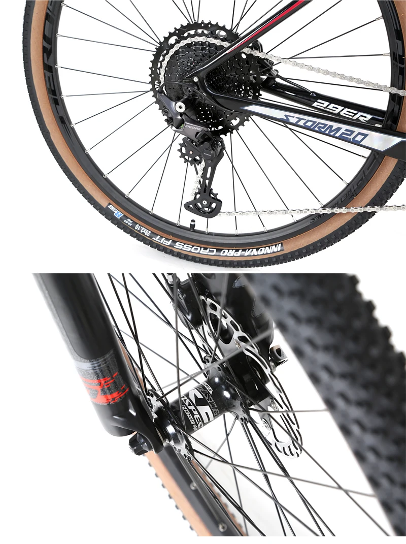 China bicycle factory STORM2.0 bicicleta carbono M6100 12 speed 27.5 29er carbon bike mtb