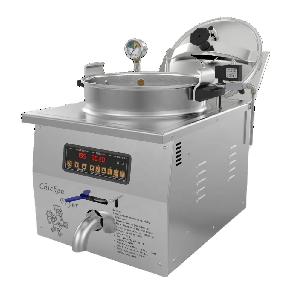 China Supplier CNIX High Quality KFC Chicken Frying Machine Pressure Fryer Machine Chicken Pressure Fryer