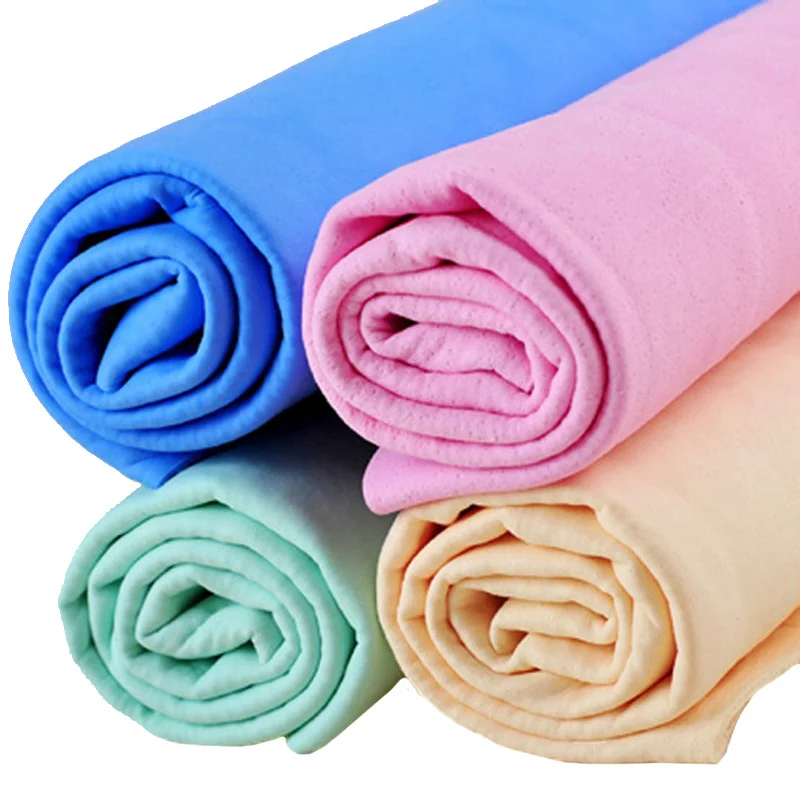 PVA Quick Drying Super Absorbent Cleaning Chammy Wash Cloth Tube Packing PVA Chamois Clean Chamois Car Towel