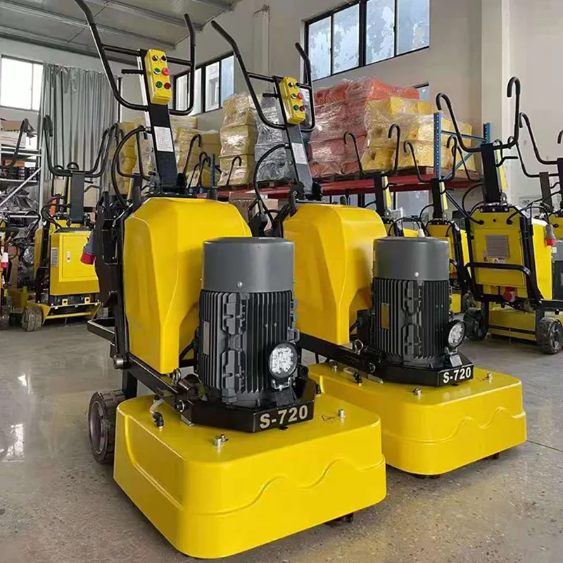 600-700mm Automatic Concrete Grinding Machine Electric Concrete Grinder Machine With Dust Vacuum Concrete Polishing Machine