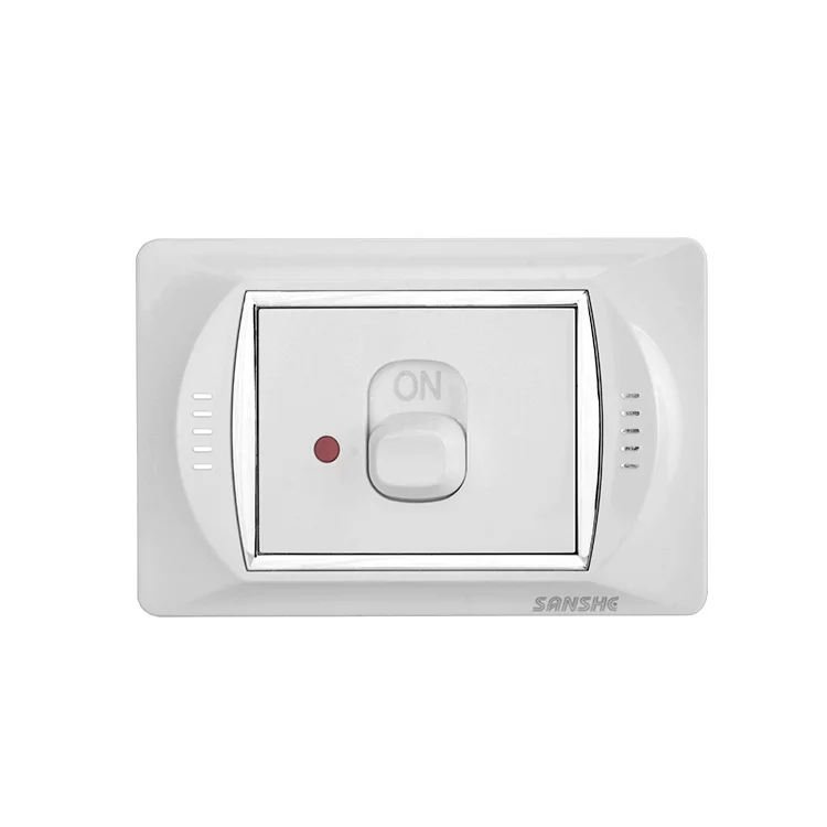Manufacturer Direct Selling electric light switch white square horizontal wall switch