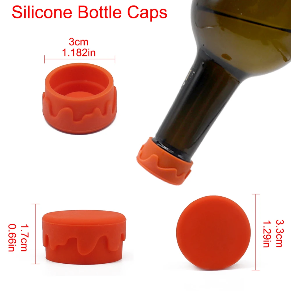 Factory Wholesale Attractive Price Silicone Bottle Cover For Wine Beer Beverage