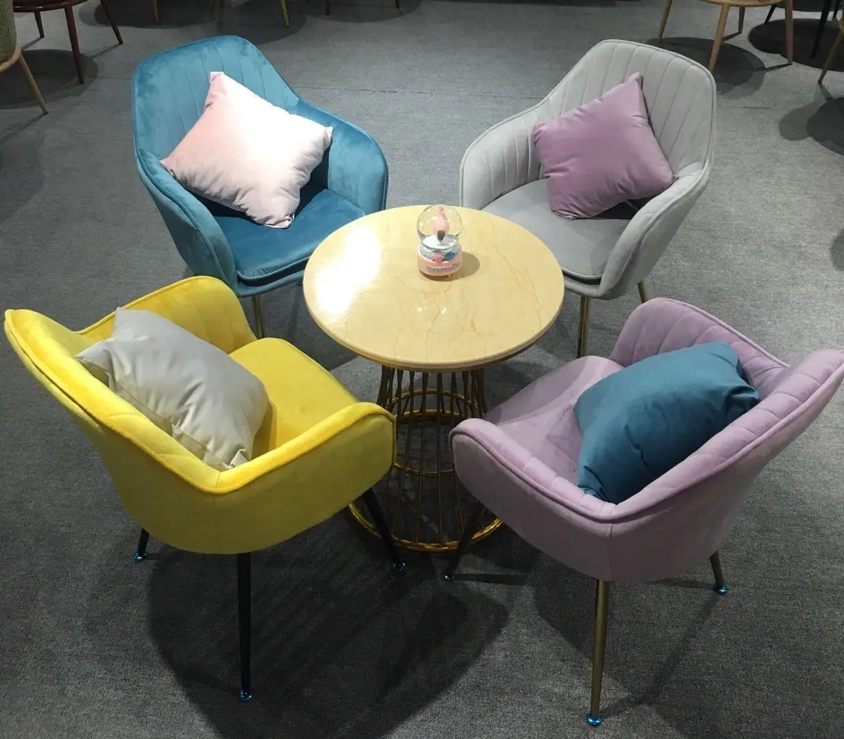 dining table sets 6 chairs restaurant furniture chair industrial cafe chairs